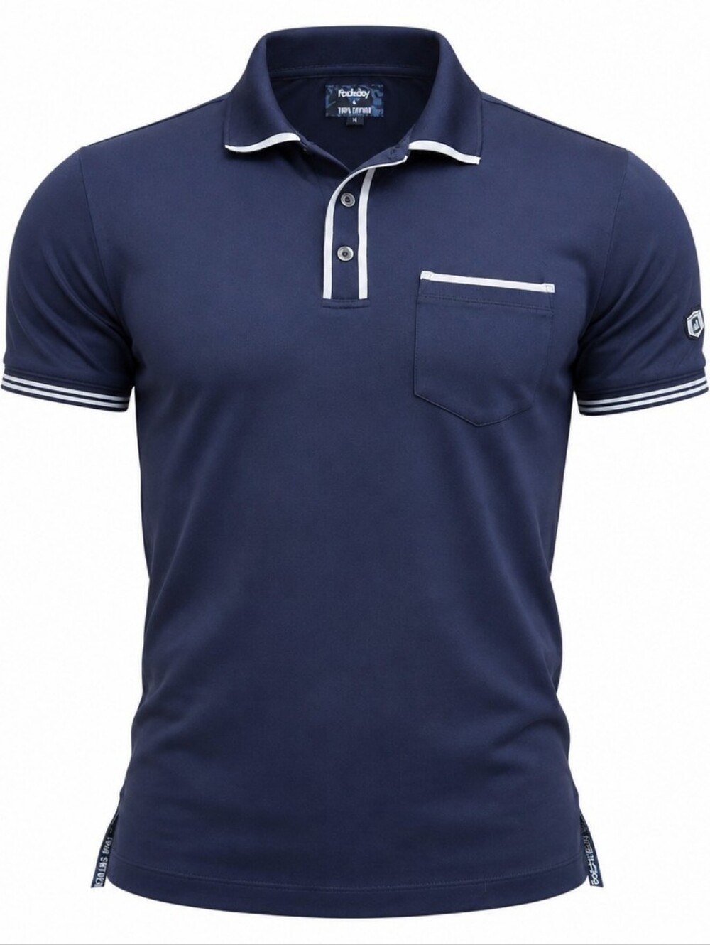 FootJoy X Todd Snyder Mens L Polo Shirt Short-Sleeve Golf Poly Spandex Navy Blue